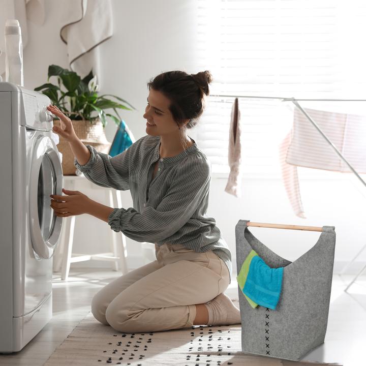 Actual product image Relaxdays Laundry bin (50 l)