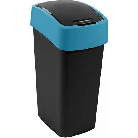 Keter Flip Bin 45L Schwarz, Pattumiera, Nero