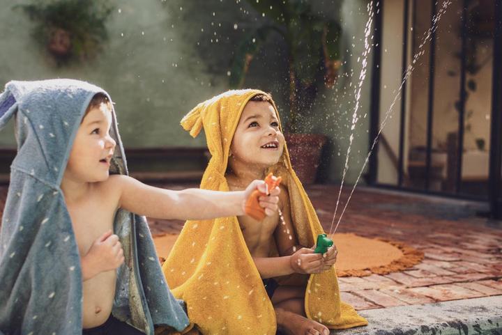 Actual product image Trixie Baby Hooded Bath Towel | 70x130cm Mr. Lion