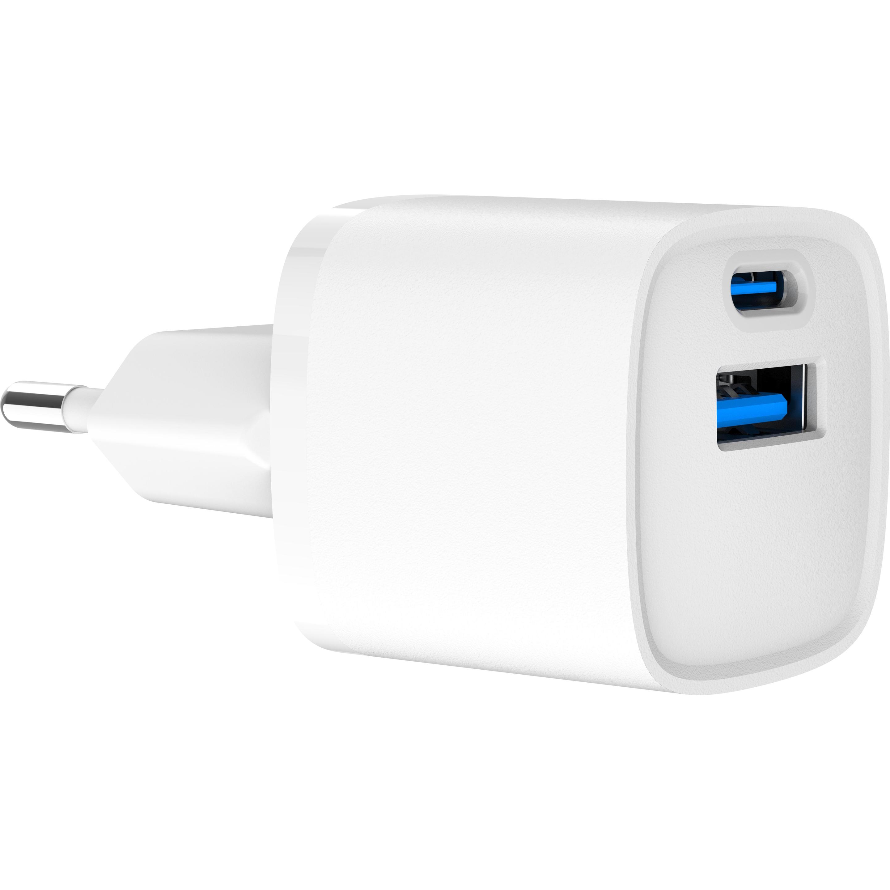 Gembird TA-UC-PDQC20-W-01 2-port 20W USB Fast Charger (2 Ports) (TA-UC-PDQC20-W-01)