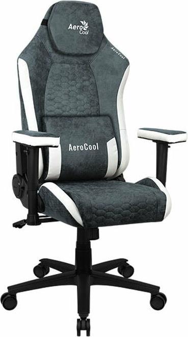 AeroCool Sedia da gioco universale Crown AeroSuede Seduta imbottita Acciaio Blu