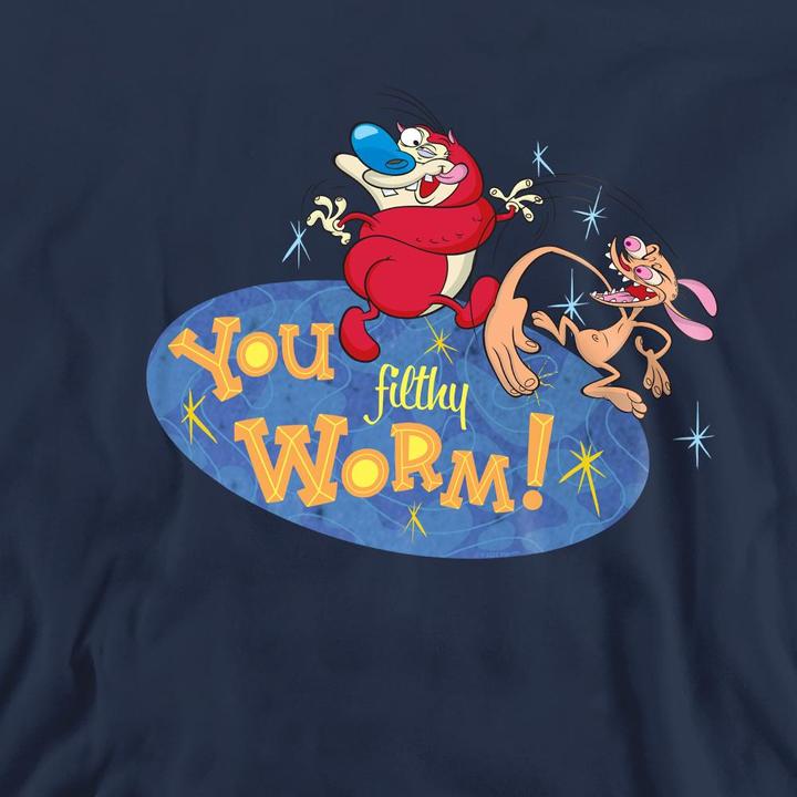 Image du produit Ren & Stimpy - Sweat YOU FILTHY WORM! - Adulte (S)