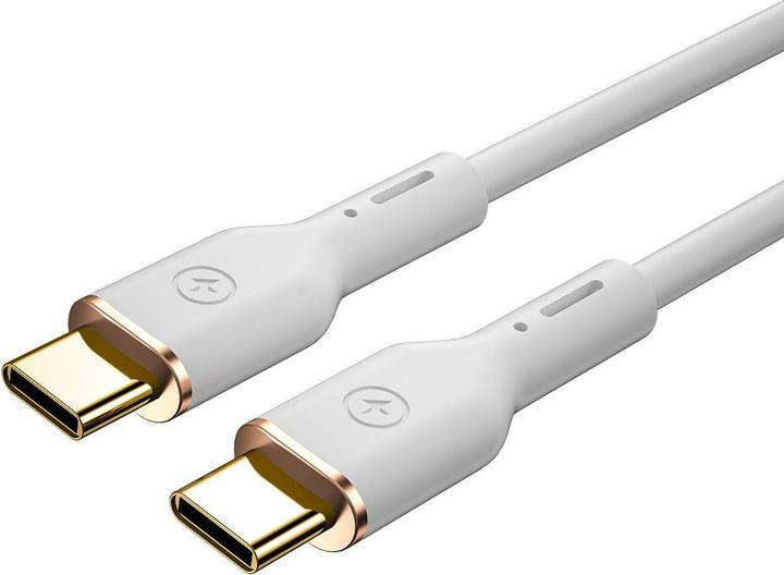 Image du produit Wiwu câble YQ02 USB-C - USB-C 100W 1,2m blanc (USB 3.2 Gen 1, 100 W)