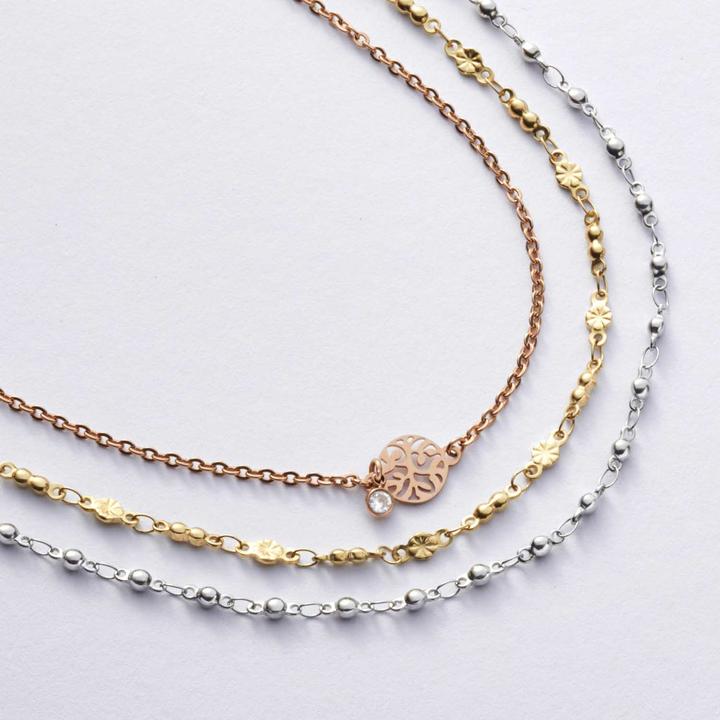 Produktbild Leonardo Fusskettchen Cilla CIAO Edelstahl (Edelstahl, 24 cm)