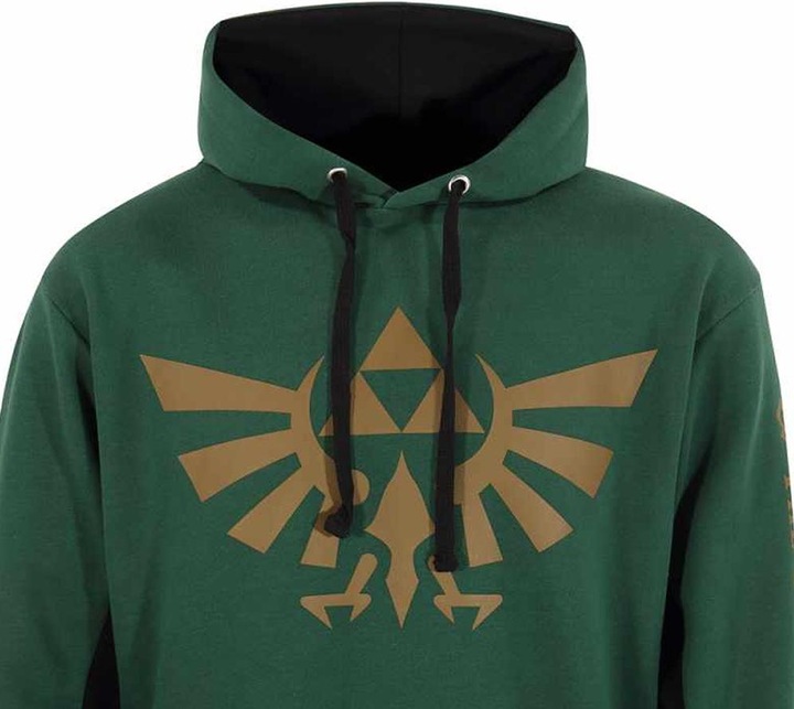 Immagine prodotto The Legend of Zelda Hyrule And Symbols Felpa con Cappuccio Adulto Unisex (XL)