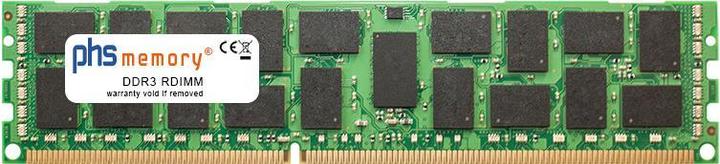 Produktbild PHS-memory 32GB RAM Speicher DDR3 RDIMM 1600MHz PC3L-12800R 240 Pin DIMM 1,35 Volt