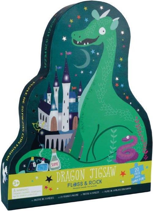 Immagine prodotto ‎Floss & Rock FLOSS & ROCK Seghetto alternativo a forma di drago da 20 pezzi con scatola sagomata - 42P6327 (20 pezzi)