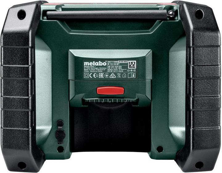 Actual product image Metabo R 12-18 Bt (AM, FM, Bluetooth)