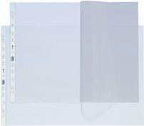 Produktbild Elba Prospekthülle, DIN A3 quer, PP, 0,09 mm, blendfrei genarbt, oben offen, Eurolochung, Masse: (B)445 x (10 x)