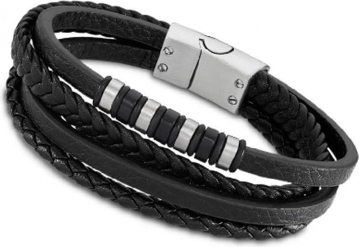 Produktbild Lotus Style - Stylish menÂ's leather bracelet LS2101-2 / 1 (Matéral)
