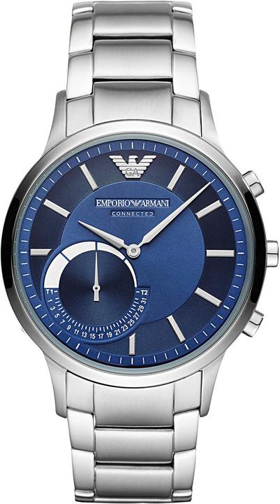 Actual product image Emporio Armani Connected Renato Hybrid Smartwatch (43 mm, Stainless steel)