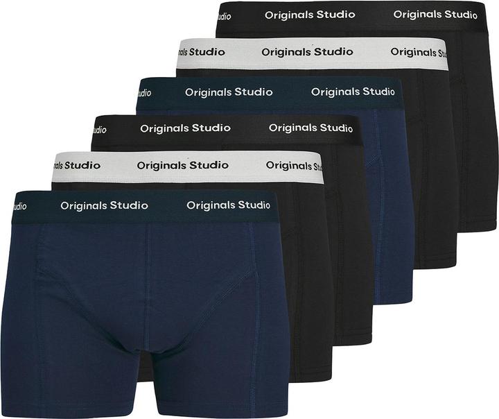 Immagine prodotto Jack & Jones 6er Pack Vesterbro Solid Retro Short / Pant (S, confezione da 6)