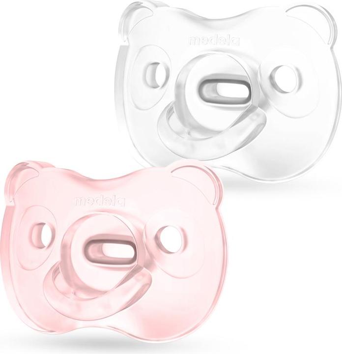 Image du produit Medela Baby Nuggi Soft Silicone 0-6 Duo assortiert (2 x, jusqu'à 6 M.)