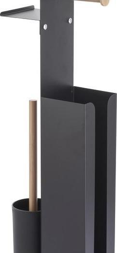 Productafbeelding Steinbach Yoni toiletset met papierreserve zwart/bamboe