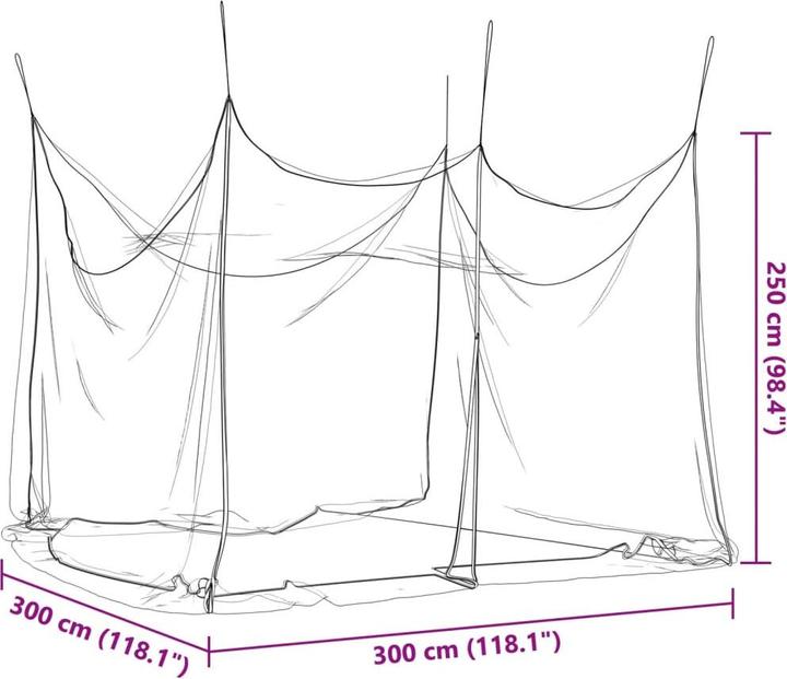 Produktbild vidaXL Phil (300 x 300 x 250 cm)