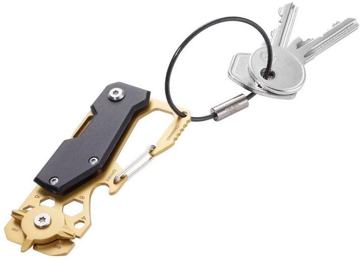 Produktbild Troika Taschenmesser Toolinator 10 Funktionen Gold/Schwarz (0.45 cm)