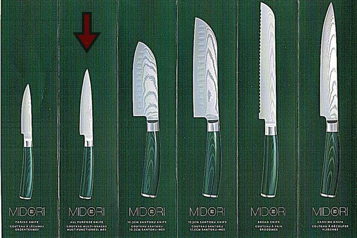 Produktbild Richardson Sheffield MIDORI Allzweckmesser, dunkelgrün (12.50 cm)
