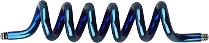 Immagine prodotto Star Piercing Asta del bilanciere blu scuro Bobina (senza ottone, Acciaio chirurgico 316L)