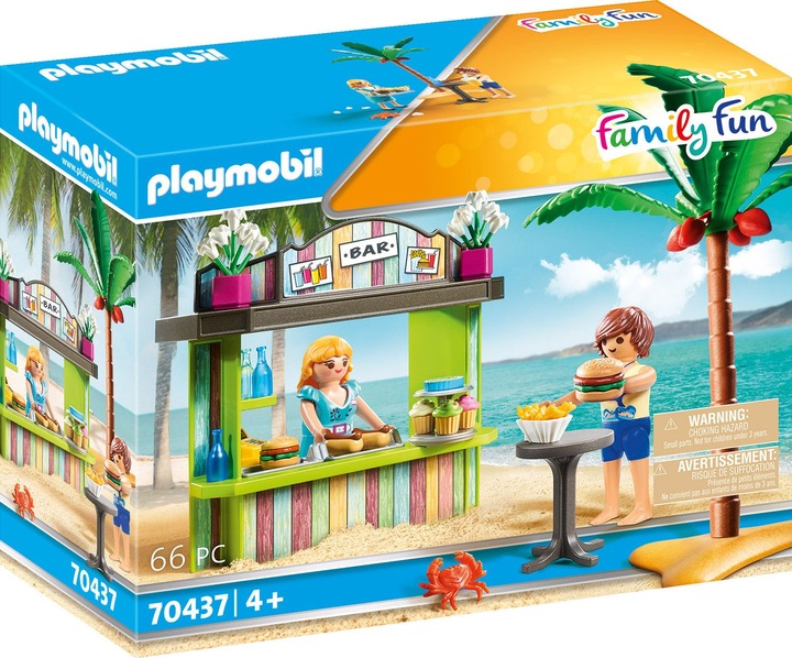Actual product image Playmobil Beach kiosk (70437, Playmobil Family Fun)