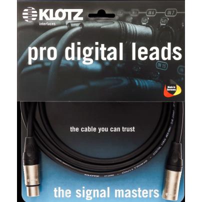 Thumbnail - Klotz D3-3X1K1-03.0 (1 m, AES/EBU), Audio Kabel