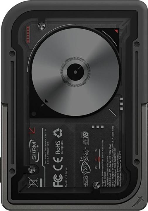 Skinarma Powerbank Nexus Nova Magnetic Kick-Stand 5000mAh 20W PD USB-C MagSafe black (5000 mAh, 20 W)