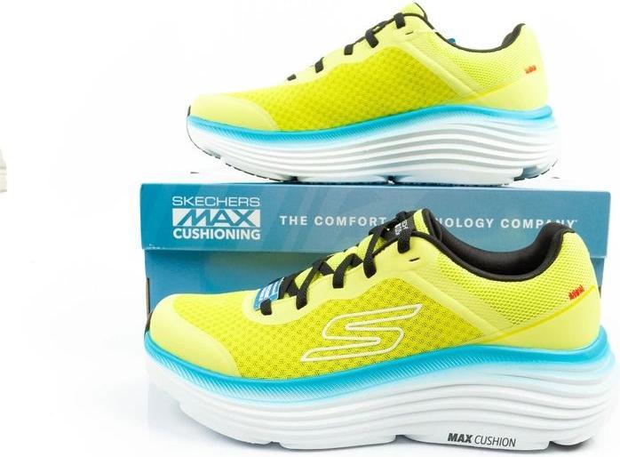 Actual product image Skechers Max Cushioning Herren-Laufschuhe Limette (48)