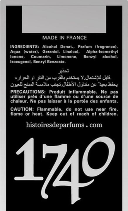Image du produit Histoires de Parfums 1740 - Marquis de Sade Eau De Parfum Vaporisateur (Eau de parfum, 60 ml)