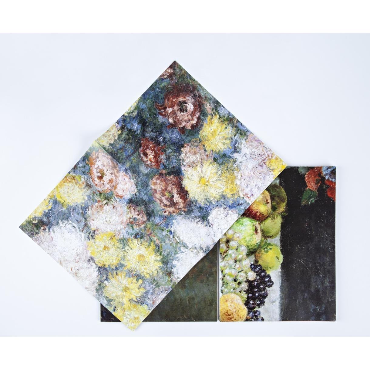 teNeues, Geschenkverpackung, Claude Monet:Flowers (Geschenkpapier, 12 x)