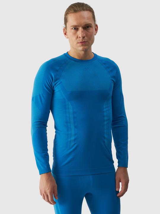 Produktbild 4F Koszulka termoaktywna męska M165 niebieska 4FWAW24USEAM165 33S L/XL (XL)