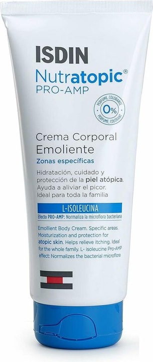 Isdin Nutratopic Pro amp Emollient Cream 200ml (Body cream, 200 ml)