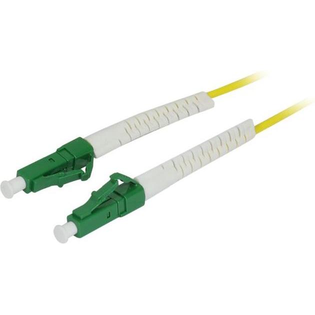 Synergy 21 Cavo patch LWL-1-fibra 1,5mtr.LC(APC)-LC(APC), 9/125u, OS2, G657A2, OD=2mm, manicotto flessibile di (U/UTP, CAT6, 1.50 m), Cavo di rete