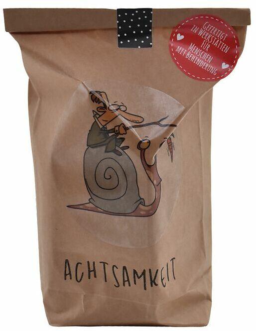 Actual product image Wunderle Wonder Bag Mindfulness brown (Gift bag, 1 x)