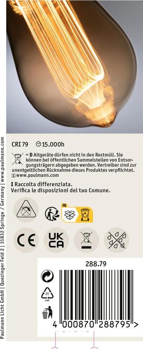 Image du produit Paulmann LED en forme d'ampoule Inner Glow Arc E27 (E27, 3.50 W, 160 lm, 1 x)