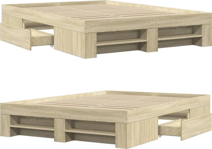 Actual product image vidaXL Bettgestell (200 x 200 cm)