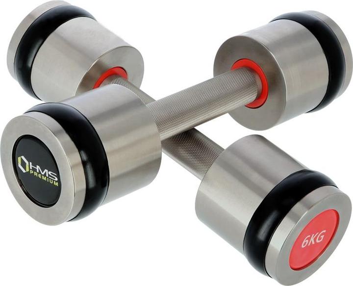 Actual product image HMS Chromed dumbbell HH - 2 x 6kg (2 x 6 kg)