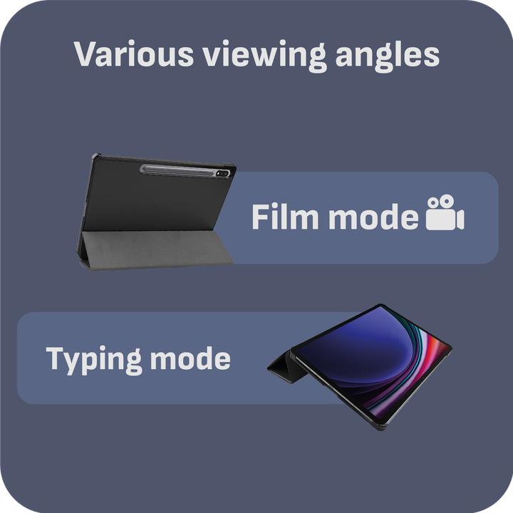 Produktbild Cazy Premium Smart Hülle Kompatibel mit Samsung Galaxy Tab S9+ / S9 FE+ - Schutz Etui Hülle - (Samsung Galaxy Tab S10+, Samsung Galaxy Tab S9 FE+, Samsung Galaxy Tab S9+)