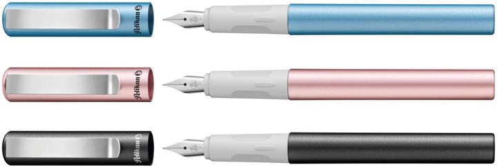Produktbild Pelikan Fllhalter Pina Colada, 12er Display (Anthrazit, Blau, Rosé, 12x)