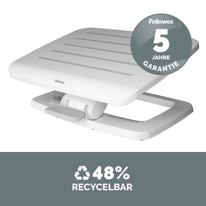 Immagine prodotto Fellowes Poggiapiedi Hana Lt Bianco (45 x 35 cm)