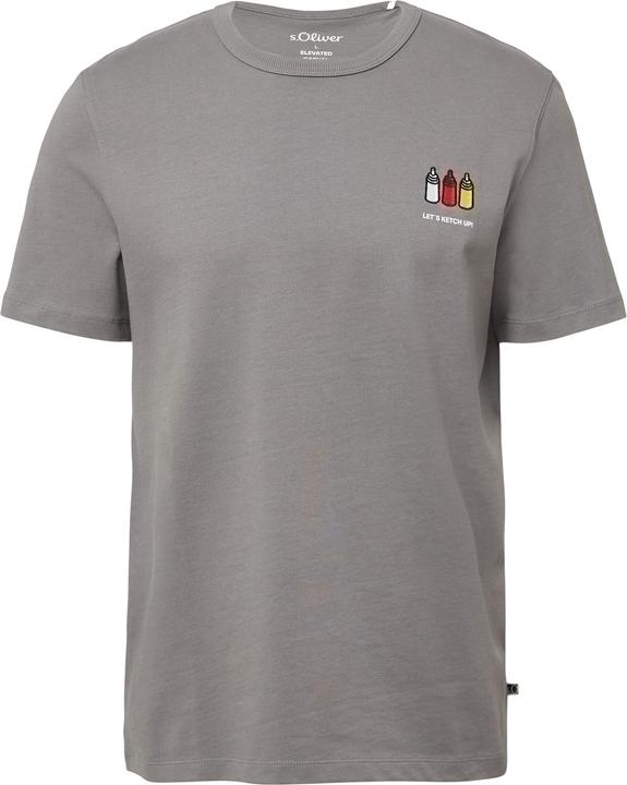Produktbild S.Oliver T-Shirt T-Shirt mit Grill-Motiv (XXL)