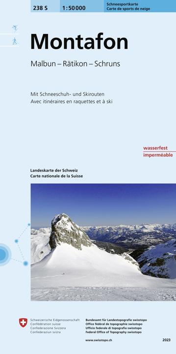 Produktbild Landkarte 238SKI Montafon 1:50'000