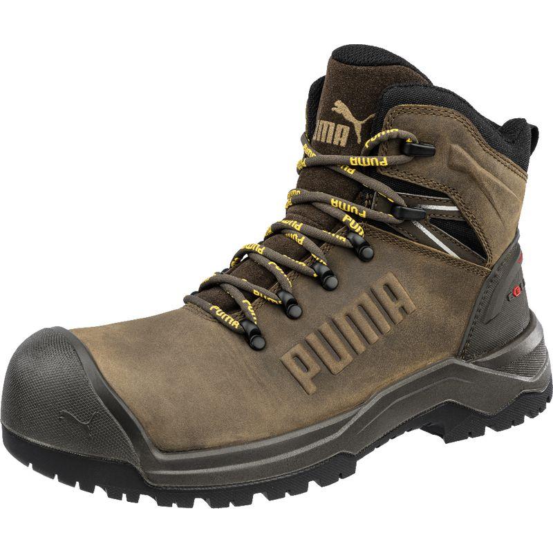 Puma, Sicherheitsschuhe, S3S IRON HD Brown Mid (42)