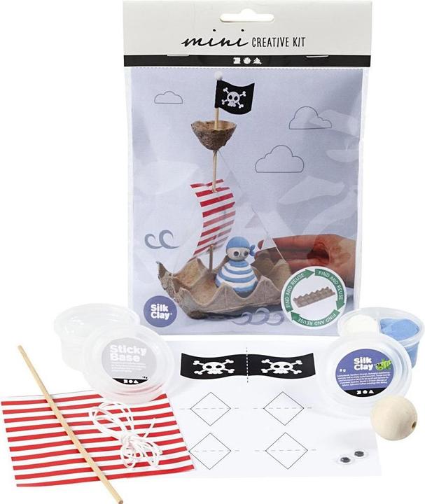 Image du produit Creativ Company Set de bricolage mini bateau pirate 7 pièces