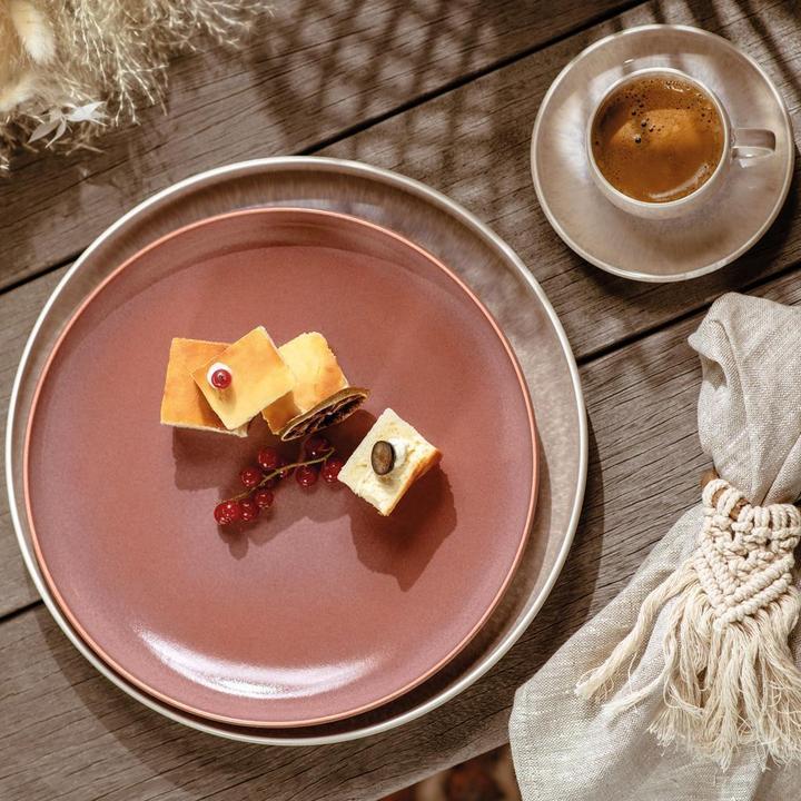 Produktbild Like. by Villeroy & Boch Perlemor Sand Espressotassen mit Untertassen (60 ml, 12 x)