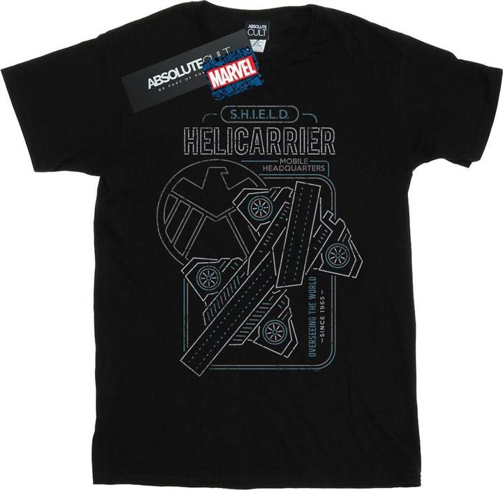 - T-shirt S.H.I.E.L.D. HELICARRIER MOBILE HQ - Homme (M)
