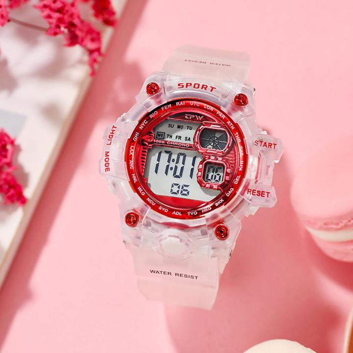 Image du produit VR Shinecon Montre pour enfant modèle Chromax, rouge