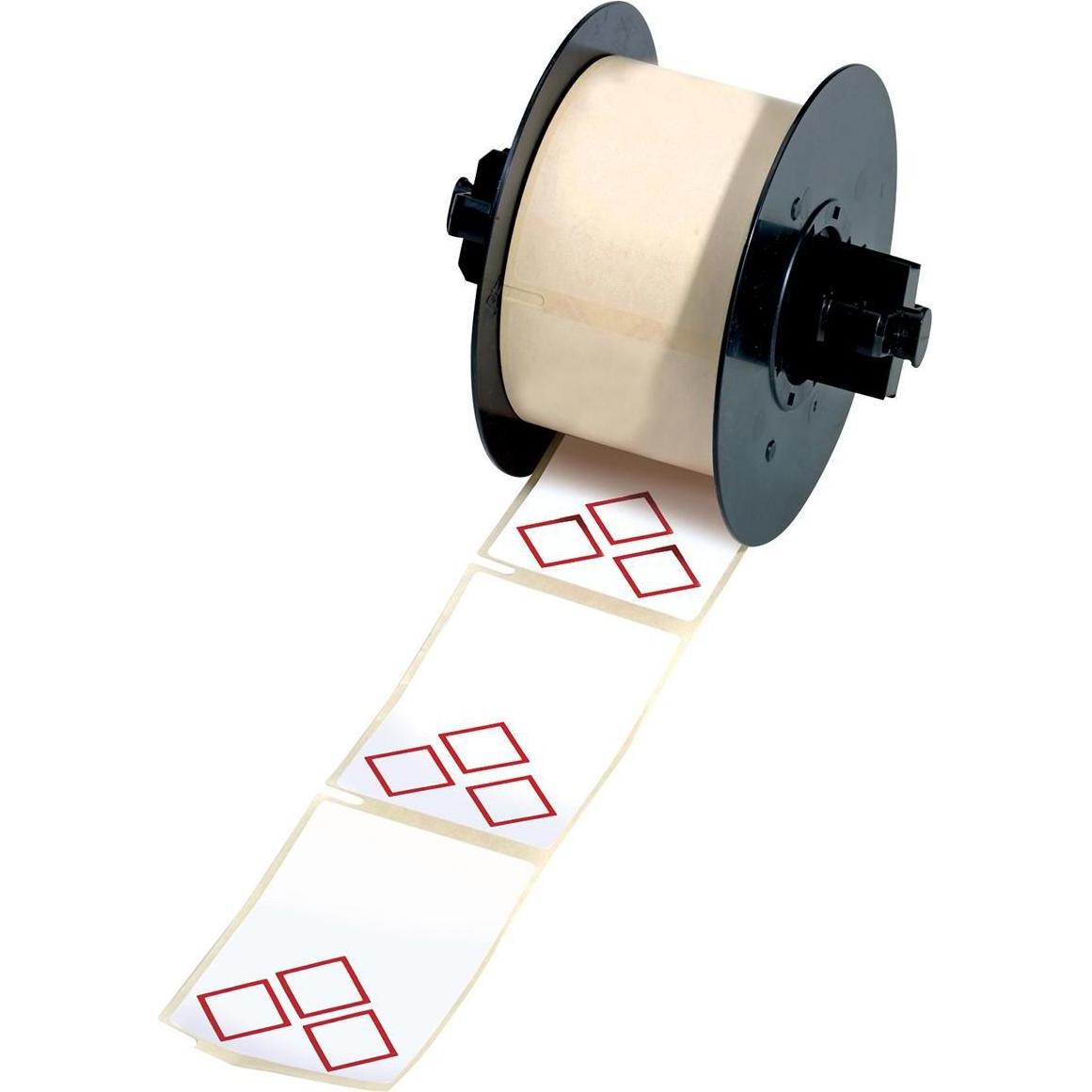 Brady, Etiketten, MNK-CLP-105x155-L3A-B7610-0.2, Papier, Weiss, matt, 105.00 x 155.00 mm, Layout L3A (3 rote Ra