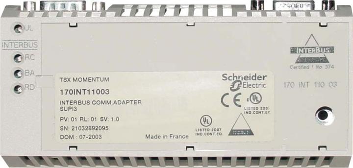 Actual product image Schneider Electric PLC communication module 2Schnittst 170INT11003