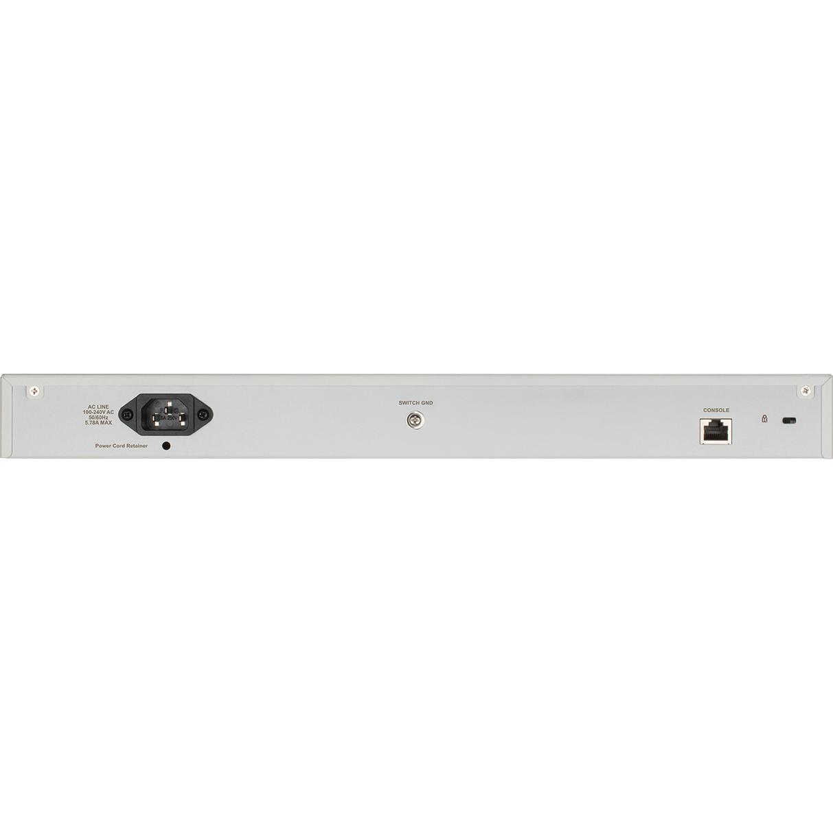 Thumbnail - D-Link Switch 48G 4SFP PoE 370W Nucl 48x10/100/1000 4xSFP PoE Nuclias (52 Ports), Netzwerk Switch, Weiss