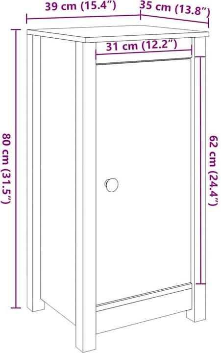 Image du produit VidaXL Nio (40 x 35 x 80 cm)