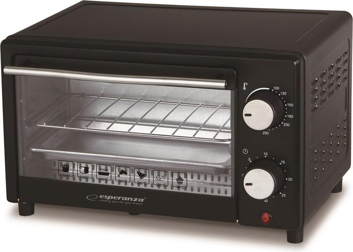 Actual product image Esperanza EKO004 Grill Oven 10 l 900 W Black Grill